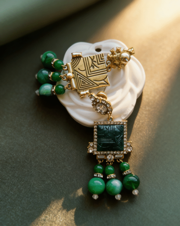 Emerald Whisper Studs