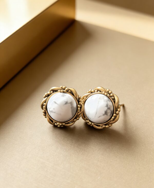 Marble Whisper Studs