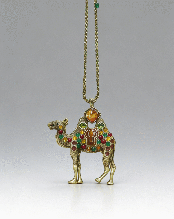 Desert Camel Charm Necklace