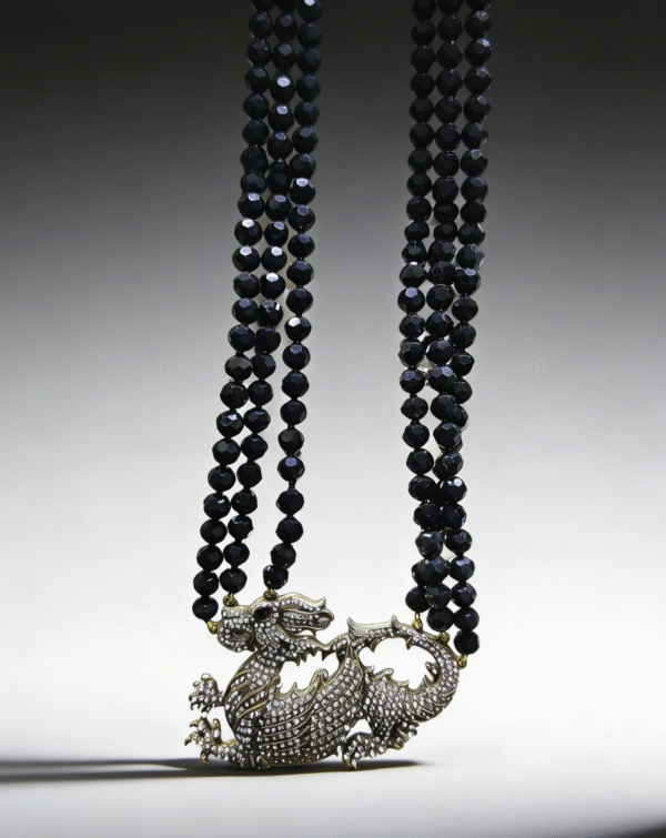 Mythical Dragon Multi-Strand Beaded Necklace